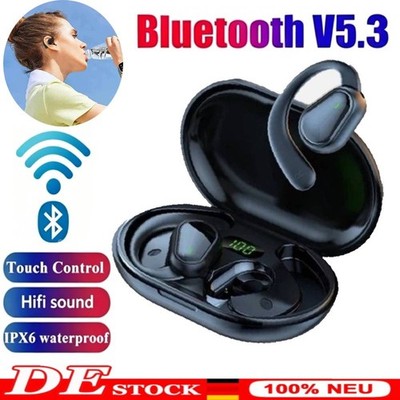 Kabellos Sport Bluetooth Kopfhörer, Open Ear Kopfhörer Bluetooth 5.3 Kopfhörer