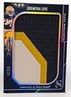 2025 Panini Silhouette Football Jeremiyah Love 13/25 Jumbo Memorabilia WOW Patch
