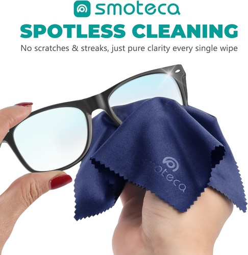 SmoTecQ 12 Pack Assorted Colors Microfiber Cleaning Cloths - 12 Pack, green - Picture 2 of 7