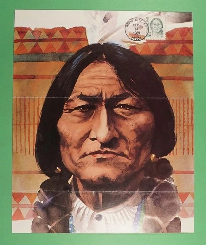 DR WHO 1989 FDC INDIAN SITTING BULL LR38771