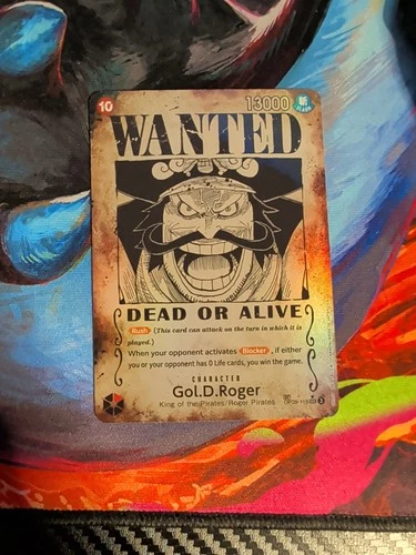 Gol D Roger OP09-118 SP Wanted Poster Manga OP13	One Piece Card English Carrying
