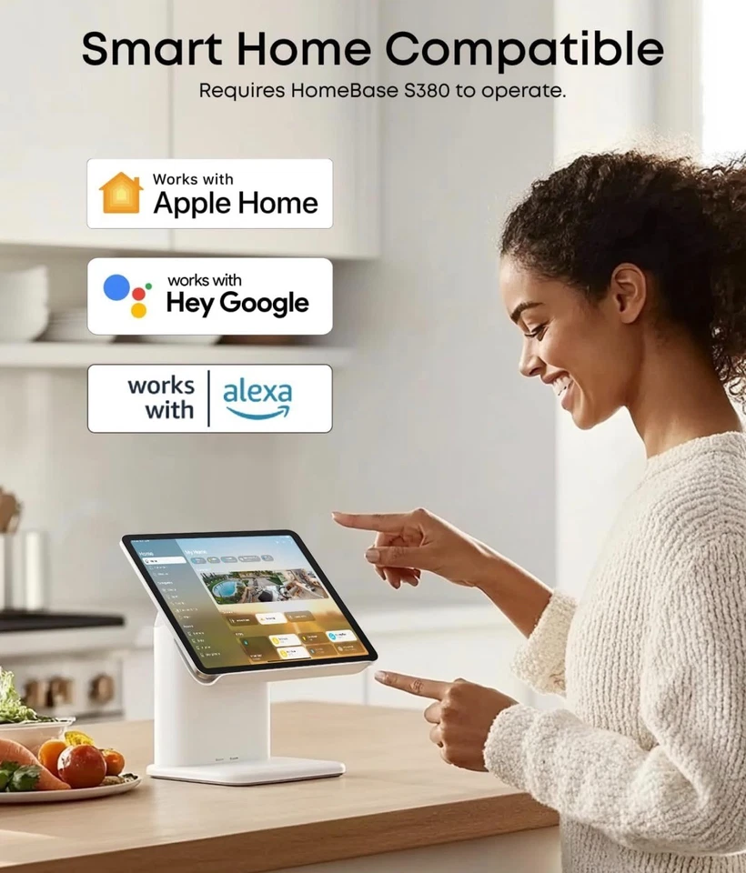 Security SoloCam E42 4-Cam Kit (HomeBase S380),4K Camera Wireless Outdoor,AI - Image 3 of 4