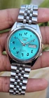 Seiko 5 Arabic Sky Blue dial Automatic 7009 Men’s Vintage Watch