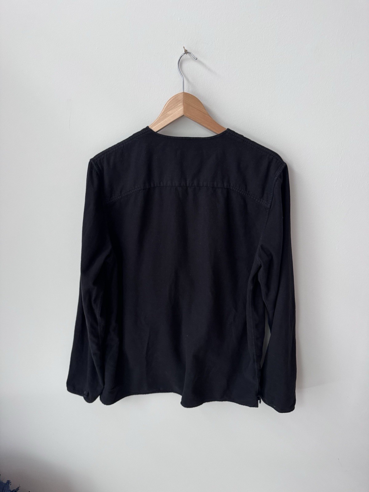 Folk Women's Black Button Snap Basic Jacket Short… - image 4