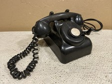 Vintage 1930&rsquo;s Leich Crank Magneto Bakelite Desk Phone Telephone