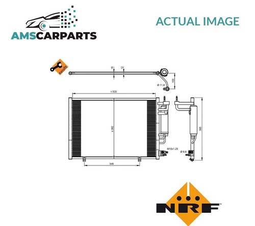 A/C AIR CON CONDENSER 350205 NRF NEW OE REPLACEMENT | eBay.de