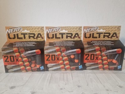 60 Stück Hasbro Nerf Ultra Dart Nachfüllpack 3 x 20 NEU&OVP