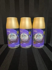 3pc Lot Glade Automatic Spray Refills Tranquil Lavender & Aloe Scent 6.2oz Each