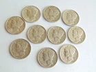 10 Lot Silver Mercury Dimes - Crisp Clean - Circulated 90% Silver Coins