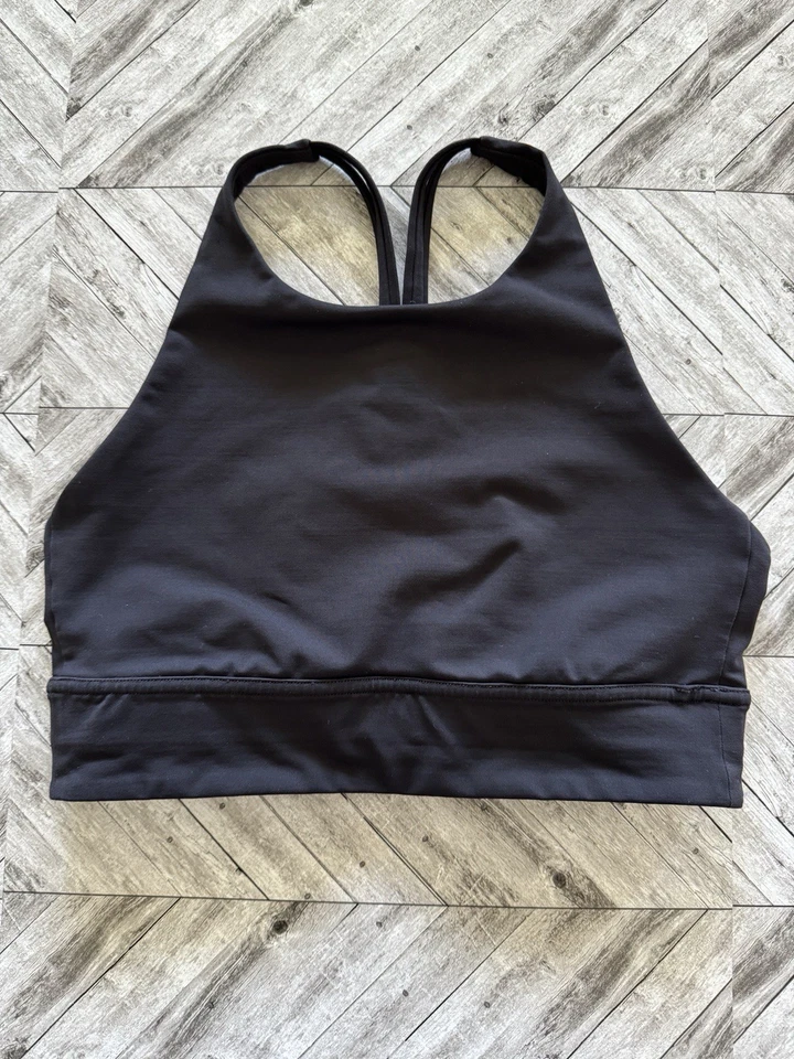 Sujetador deportivo Lululemon para mujer 6 negro ocio yoga baile al aire libre gimnasio entrenamiento Foto 2 de 4