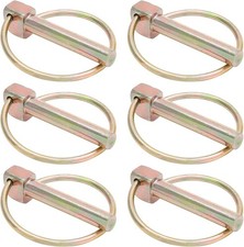 6Pcs 3/8 Inch Heavy Duty Lynch Pin 1.75 inch, 1.77 inch , 0.38 