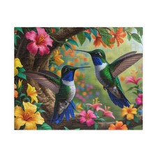 Cute Hummingbirds Jigsaw Puzzle 110 pcs, Fun Family Activities, Unique Puzzles