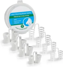 Nose Vent Sinus Relief Dilator (Pack of 8 Large Size) Soft Silicone Vents