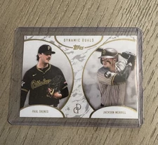 2025 Topps Dynamic Duals Paul Skenes Pirates & Jackson Merrill Padres ⚾️🔥🔥 #38
