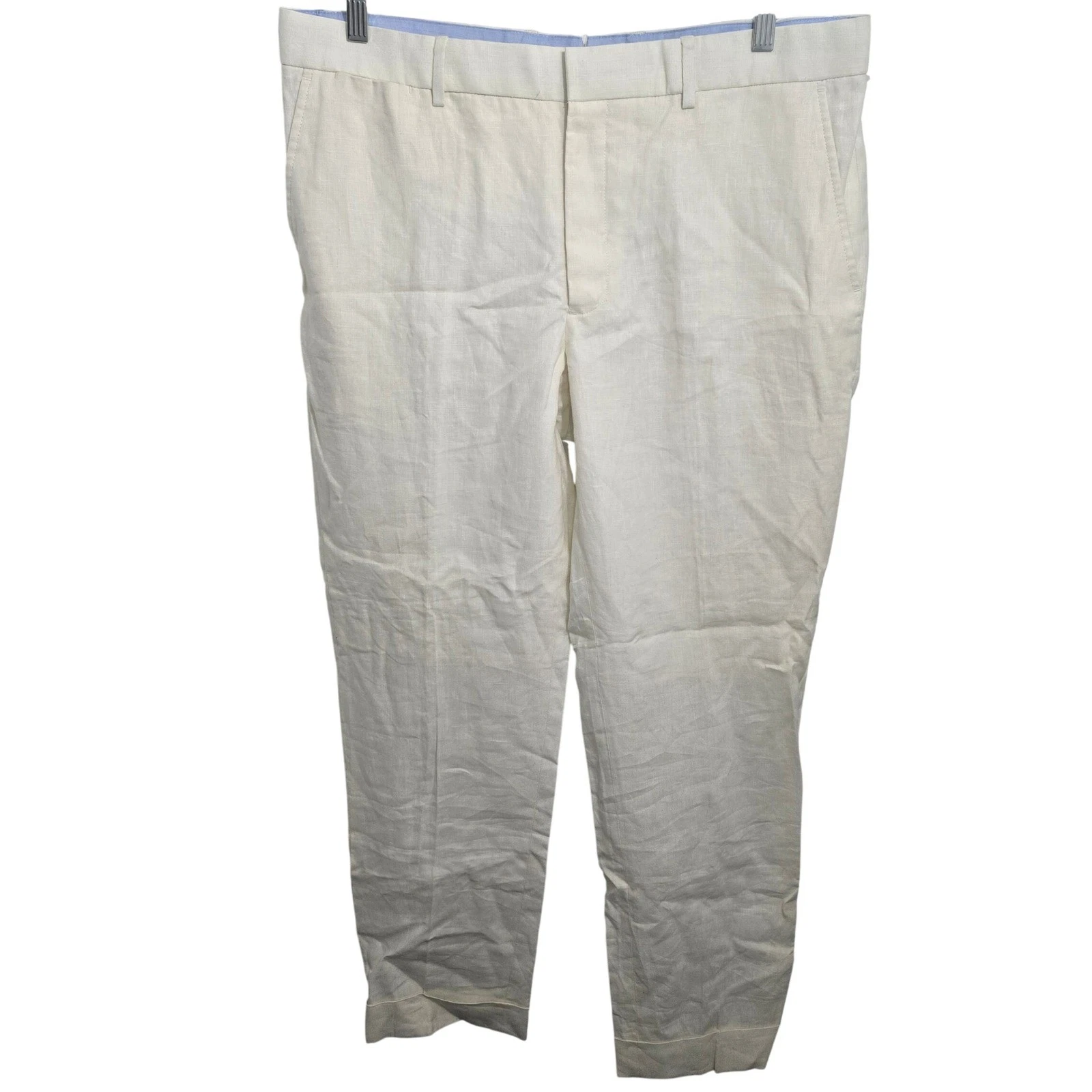 Polo Ralph Lauren Mens size 36x30 Chic Cream Linen Cuffed Dress Pants NWT
Opens in a new window or t