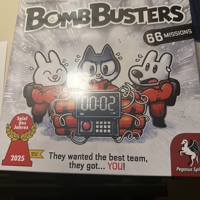Bomb Busters Board Game Brand New Factory Sealed Award Winner!