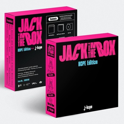 J-HOPE JACK IN THE BOX Album HOPE EDITION Ver/CD+Book+Card+Poster+GIFT OFFICIAL