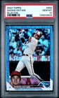148849605 Shohei Ohtani 2023 Topps #600 Blue Foilboard /999 PSA 10