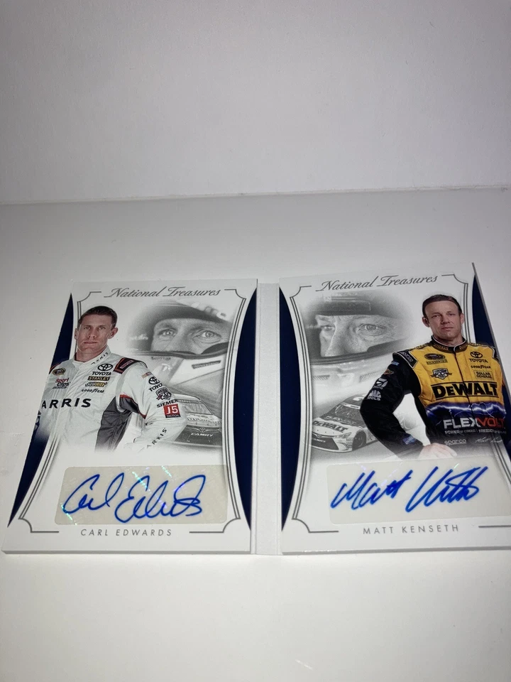 2016 National Treasures Carl Edwards/Matt Kenneth Autograph Booklet #/25 - Image 3 of 3