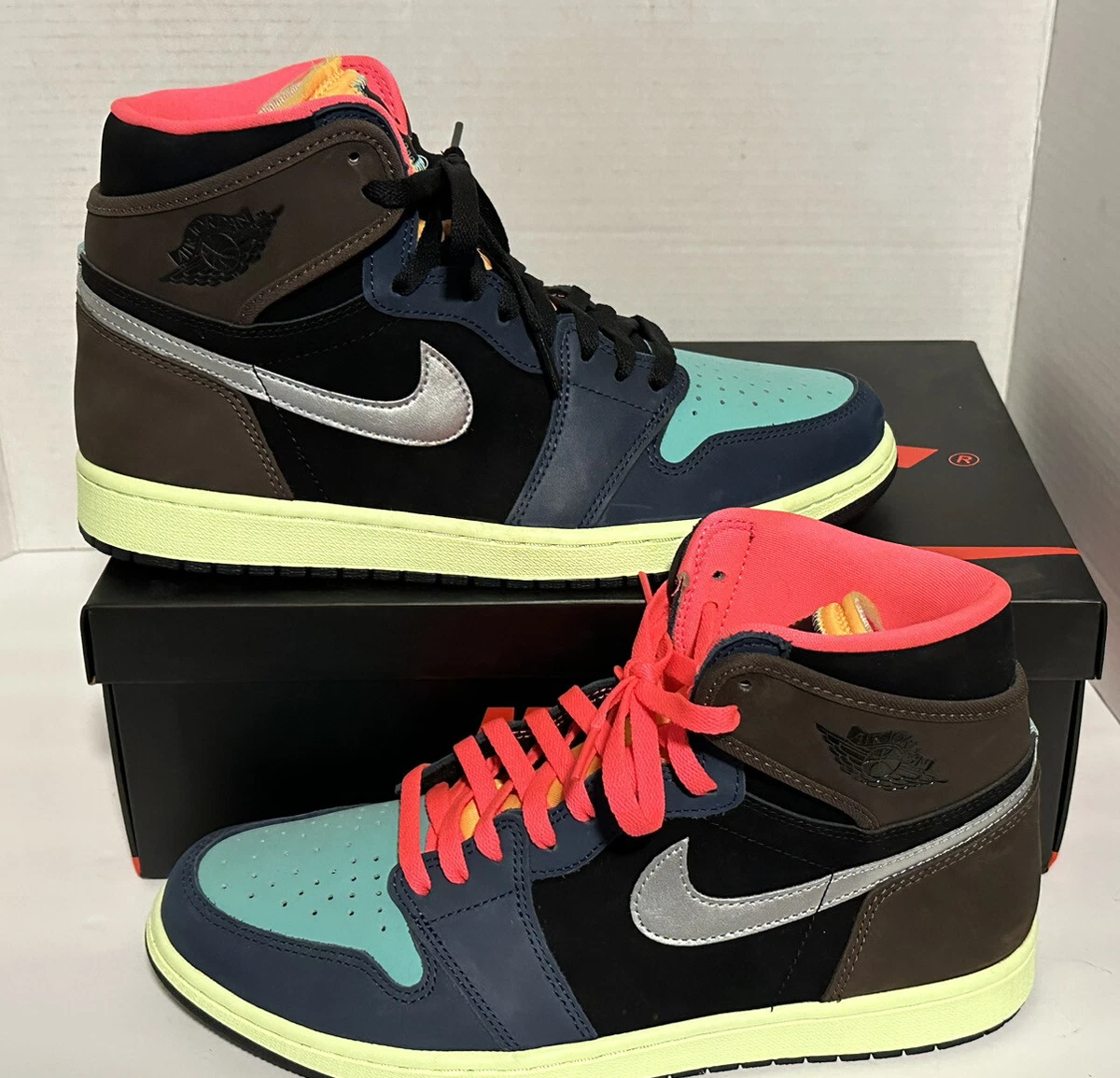 Nike Air 1 Retro High &#039;Tokyo Bio Hack&#039; 11 SKU: 555088 201 | eBay