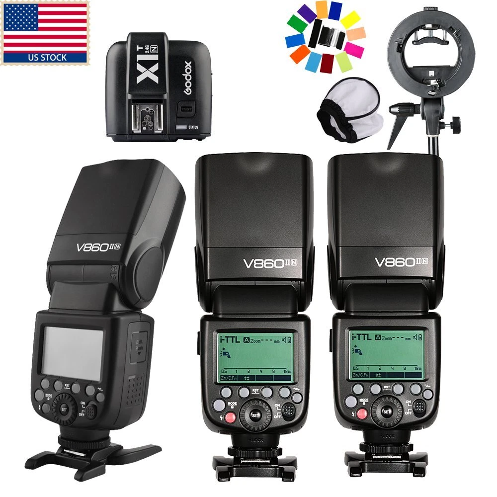 Godox V860ii Camera Flash Speedlite Flash Godox V860ii Ttl, 43 OFF