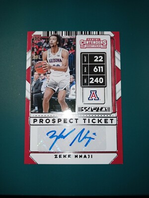 2020 Panini Contenders Draft Picks Autograph #84 ZEKE NNAJI