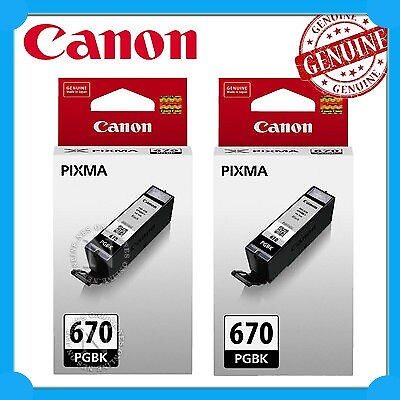 CANON PGI670XL Black Ink Twin Pack of