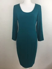 Narciso Rodriguez Women's Teal Scoop Neck Dress - NWT Size 44 / US 14