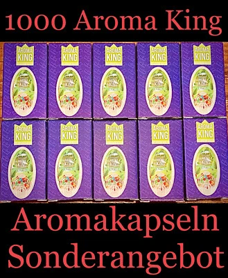 AK 1000 Aroma King Kapseln Kugeln Aromaking Click Balls Filter w Hoffmann