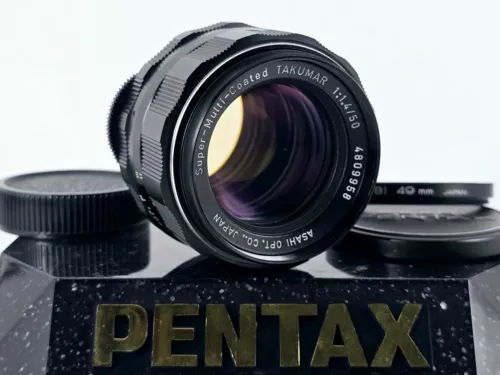 🌸[Near MINT] Pentax SMC Super Multi Coated Takumar 50mm f1.4 MF Lens From JAPAN