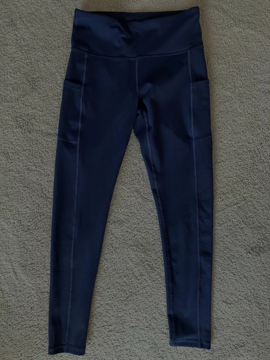 IUGA Leggings Womens Blue High Waisted Pocket Size M full length wirecutter  best