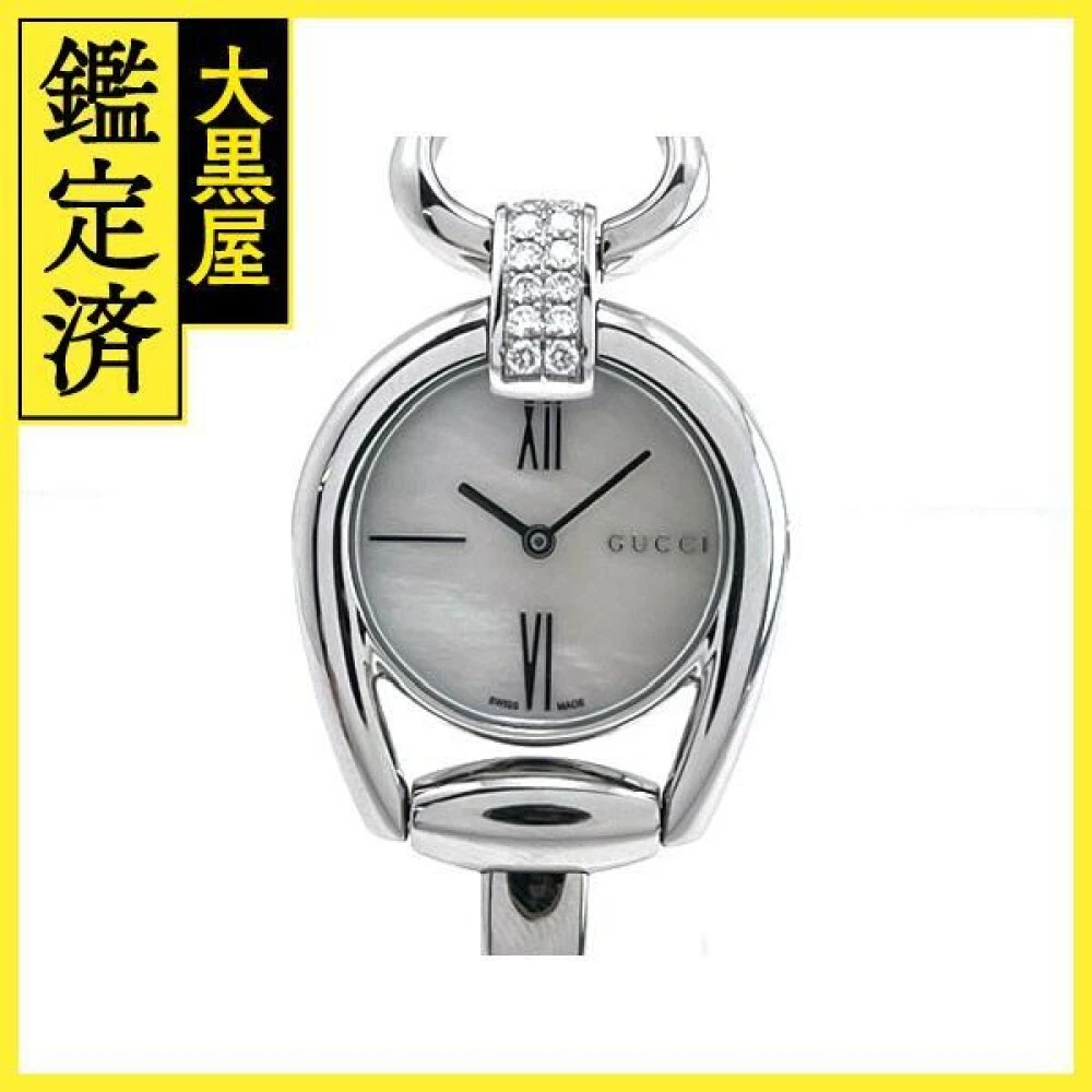 Gucci Horsebit 12 Diamants Quartz”139,5” Cadran MOP 27mm, Suisse