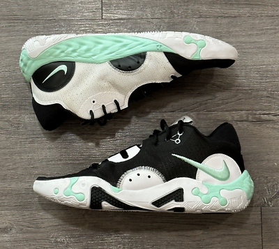 RARE Nike PG 6 Black Mint Green Mens Basketball Shoes DC1974-001