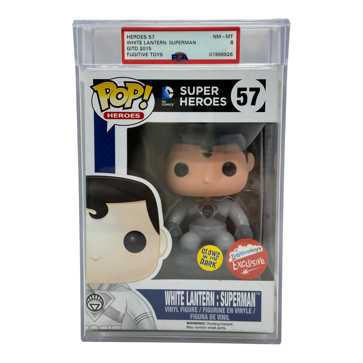 Funko POP! PSA Graded 8 White Lantern:Superman # 57 - Fugitive