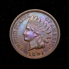 1891 Indian Head Cent UNC+