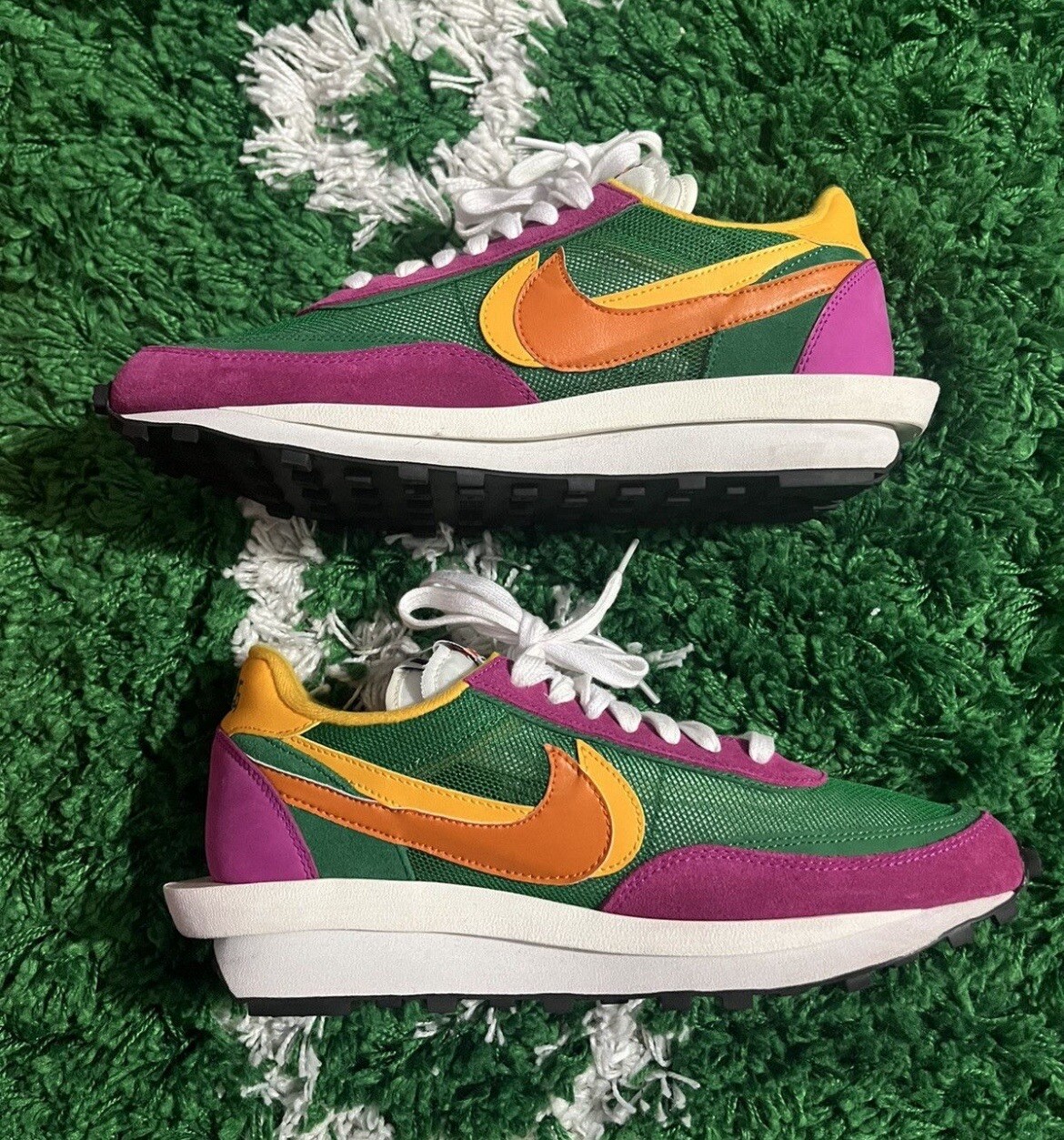 SACAI X NIKE Taglia 11 Nike sacai x LDWaffle verde pino