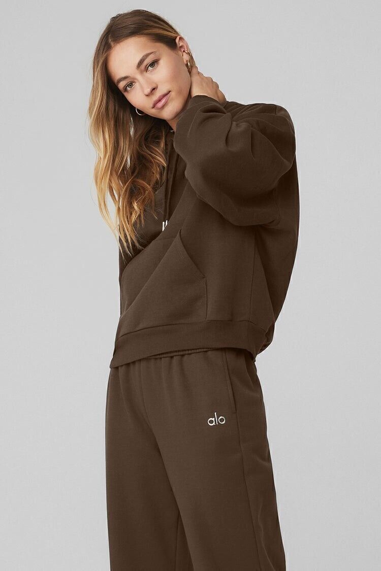 ALO Yoga Casual ACCOLADE HOODIE Hoodie oversized Black white