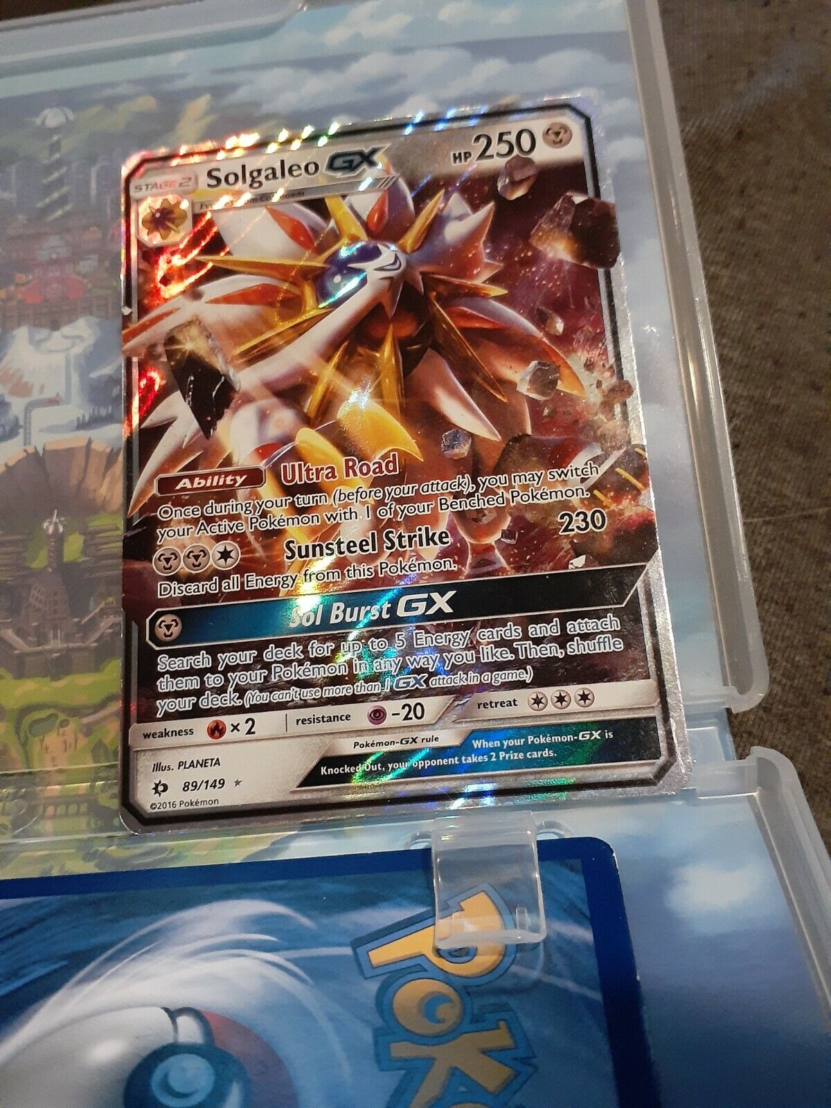 Buy Pokemon TCG - Sun and Moon Base Set - Solgaleo GX (89/149) Holo Online  at desertcartEGYPT