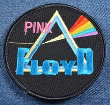 Original VTG NOS 80s PINK FLOYD Patch Rock Band Music Gilmour Waters Darkside