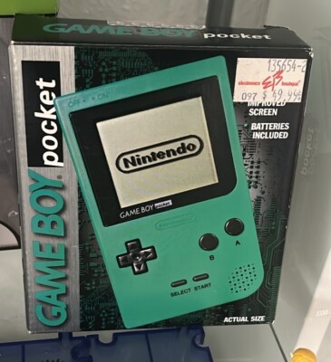 Nintendo Game Boy Pocket Grün Handheld-Spielkonsole mit ovp 