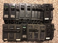 LOT of 16 GE GENERAL ELECTRIC Circuit Breakers