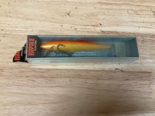 Finland Rapala 18 S Silver Argent red gold Floating Lure Fishing gently Used