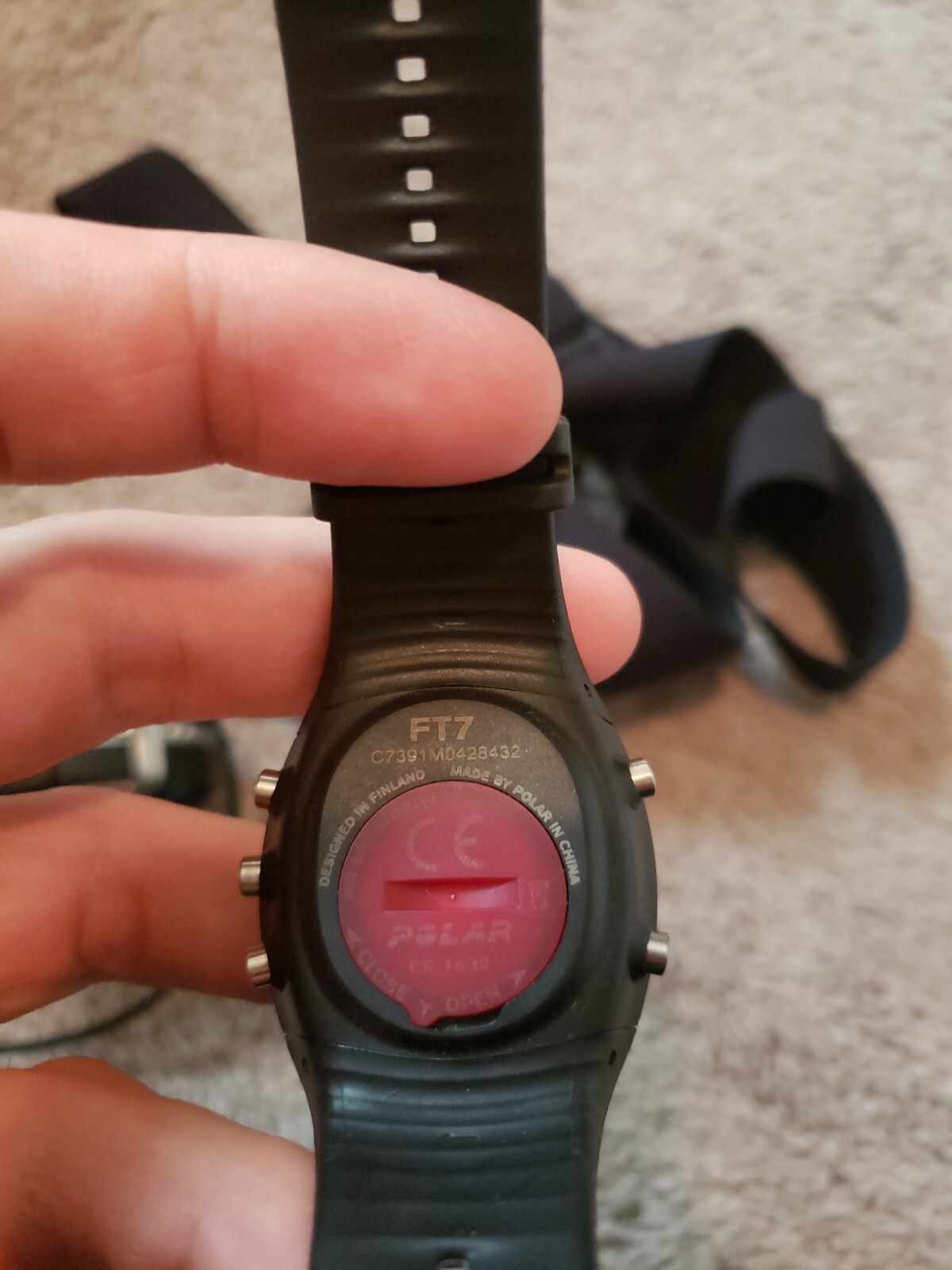Montre Polar FT7 – Moniteur De Fréquence Cardiaque – Boîtier 38mm Noir – Occasion Très Bon état