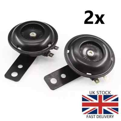2 HUPEN 12V Wasserdicht Laut 105dB Universal Motorrad Auto UTV ATV Boot Auto Bike