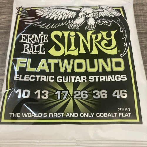 2 Sets Ernie Ball Slinky Flat wound 6 String Electric Guitar Strings 2590 10-46 - Picture 5 of 5