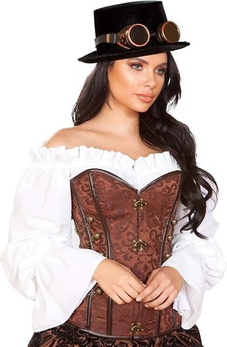 Disfraz Roma - 6 Piezas Maquinaria Steampunk Disfraz Juegos con disfraces Talla M - Falta pieza - Imagen 3 de 4