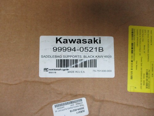 National Cycle Saddlebag Supports for Kawasaki 99994-0521B - Picture 4 of 4