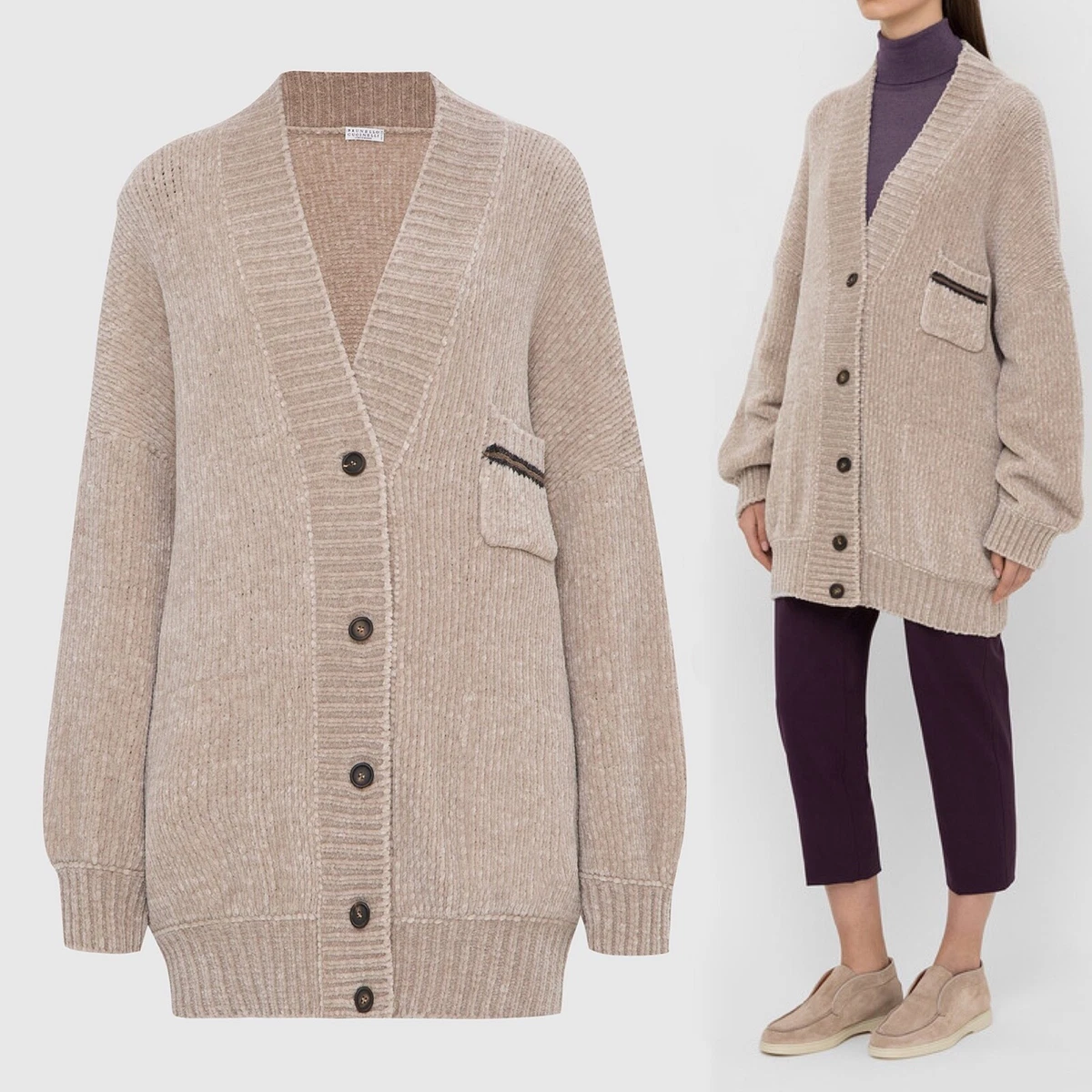 Silk cardigan best sale sweater