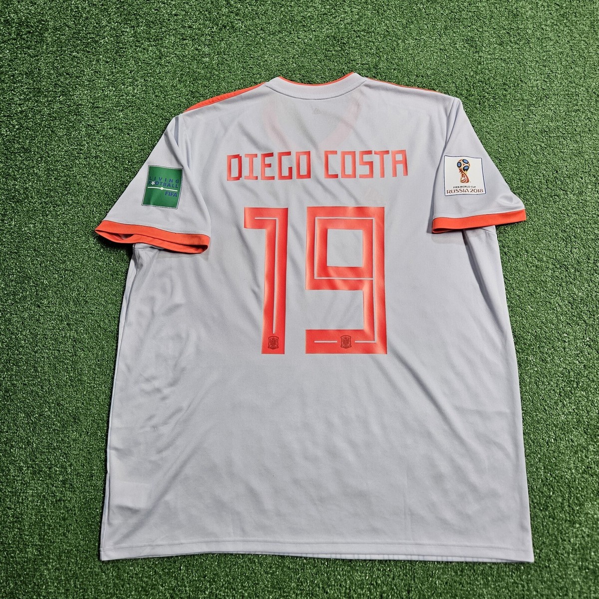 🇪🇸Adidas Spain Diego Costa#19 2018 Russia World Cup Away Jersey