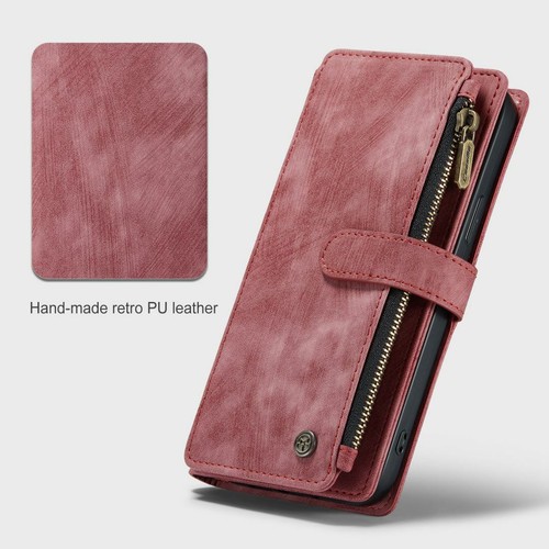 For iPhone 16 Pro Max 15 14 13 Caseme Double Wallet Flip Zipper Card Holder Case - Picture 6 of 22